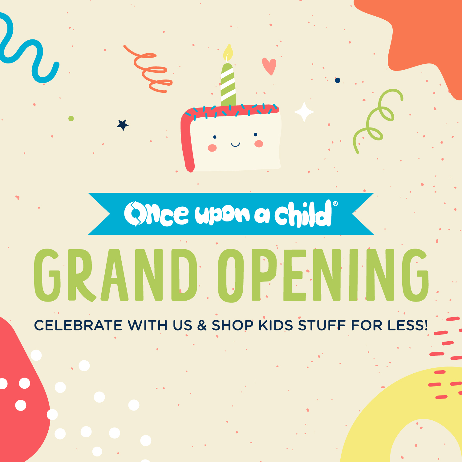 Grand opening graphic